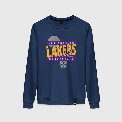 Женский свитшот Lakers basketball play / Тёмно-синий – фото 1
