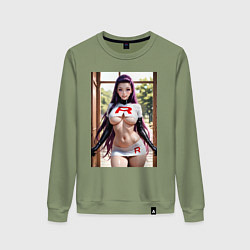 Свитшот хлопковый женский Джесси Команда R, цвет: авокадо