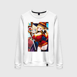 Свитшот хлопковый женский Марин Китагава косплей Мегумин, цвет: белый
