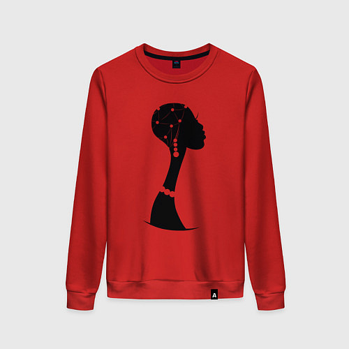 Женский свитшот Woman Africa / Красный – фото 1