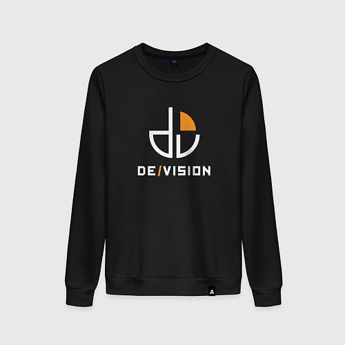 Женский свитшот Devision - Circus logo / Черный – фото 1