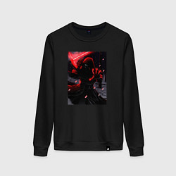 Свитшот хлопковый женский Кайло рен тёмный ситх, цвет: черный