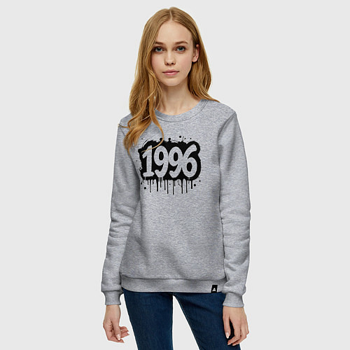 Женский свитшот Граффити-стиль 1996 / Меланж – фото 3