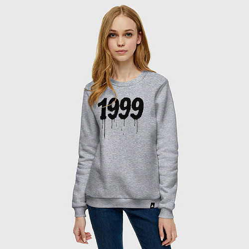 Женский свитшот Капающий 1999 / Меланж – фото 3