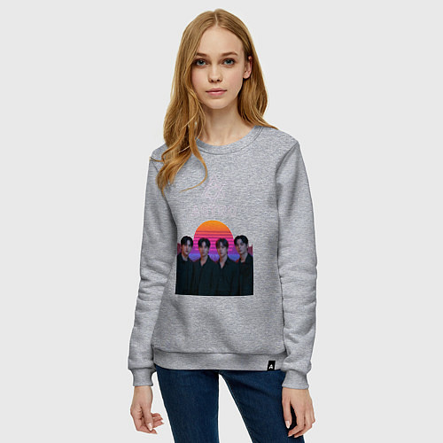 Женский свитшот Astro retro / Меланж – фото 3