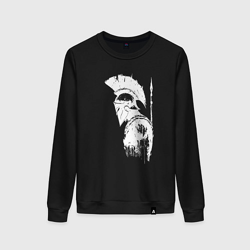 Женский свитшот Один из 300 спартанцев / Черный – фото 1