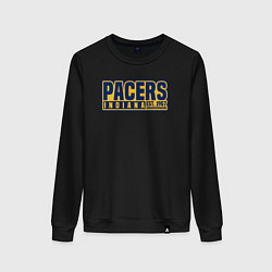 Свитшот хлопковый женский Pacers Indiana, цвет: черный