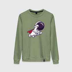 Женский свитшот Spaceman superman