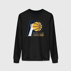 Свитшот хлопковый женский Indiana Pacers 1967, цвет: черный