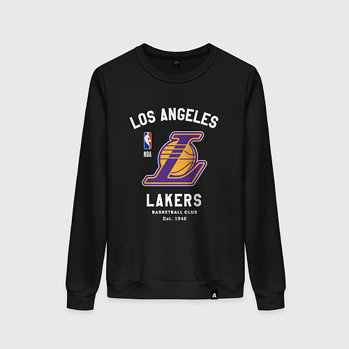 Женский свитшот Лейкерс НБА / Черный – фото 1