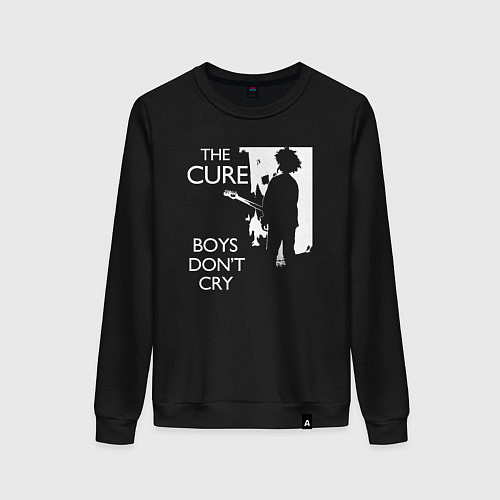 Женский свитшот The Cure - парни не плачут / Черный – фото 1