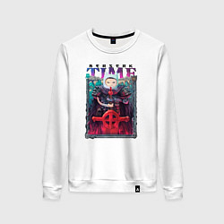 Свитшот хлопковый женский Берсерк Время Приключений, цвет: белый