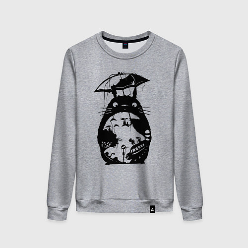 Женский свитшот Тоторо Мэй Сацуки котобус / Меланж – фото 1