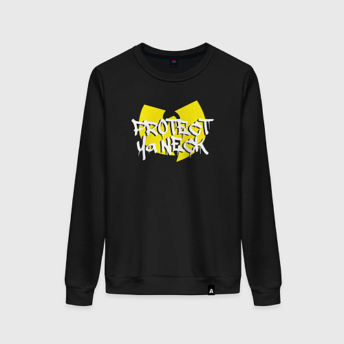 Женский свитшот Protect ya neck Wu-Tang / Черный – фото 1