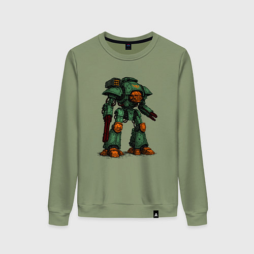 Женский свитшот Имперский мощный титан / Авокадо – фото 1