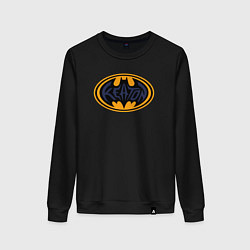 Свитшот хлопковый женский Batman Keaton, цвет: черный