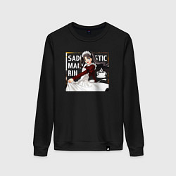 Свитшот хлопковый женский Рин Горничная Fate, цвет: черный