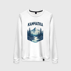 Женский свитшот Природа Камчатки