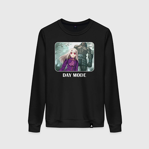 Женский свитшот Иллия Дневной и Ночной режимы Fate / Черный – фото 1