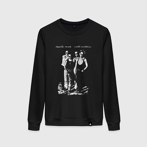 Женский свитшот Depeche Mode - World Violation Official Merch / Черный – фото 1