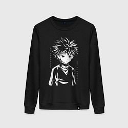 Свитшот хлопковый женский Килуа Золдик, цвет: черный