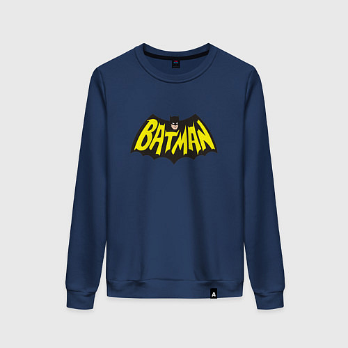 Женский свитшот Batman old classic / Тёмно-синий – фото 1