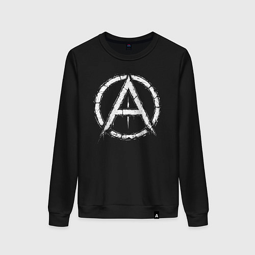 Женский свитшот А граффити / Черный – фото 1