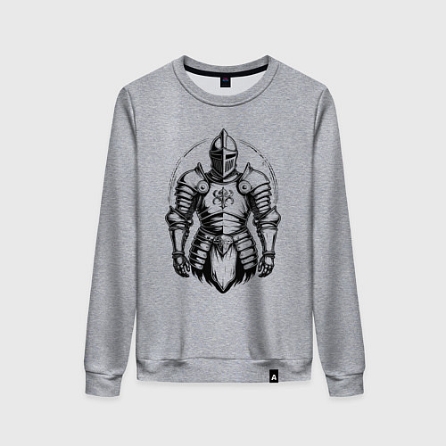 Женский свитшот Доспехи чести / Меланж – фото 1