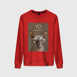 Женский свитшот Yo - Im Sphynx
