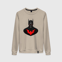 Свитшот хлопковый женский Super Batman, цвет: миндальный