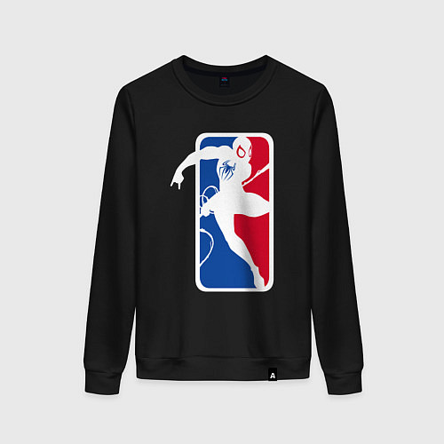 Женский свитшот Герой Человек-паук / Черный – фото 1