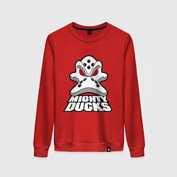 Свитшот хлопковый женский HC Anaheim Ducks, цвет: красный