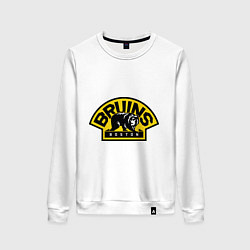 Свитшот хлопковый женский HC Boston Bruins Label, цвет: белый