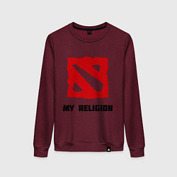Женский свитшот Dota 2: My Religion