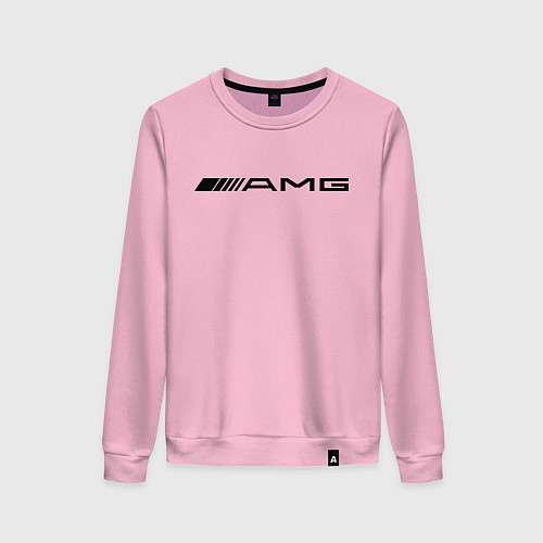 Женский свитшот AMG / Светло-розовый – фото 1