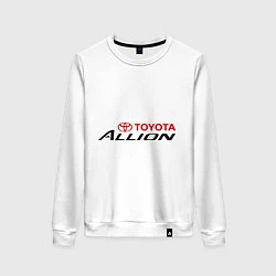 Свитшот хлопковый женский Toyota Allion, цвет: белый