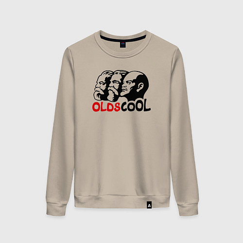 Женский свитшот Oldscool USSR / Миндальный – фото 1