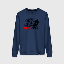 Свитшот хлопковый женский Oldscool USSR, цвет: тёмно-синий