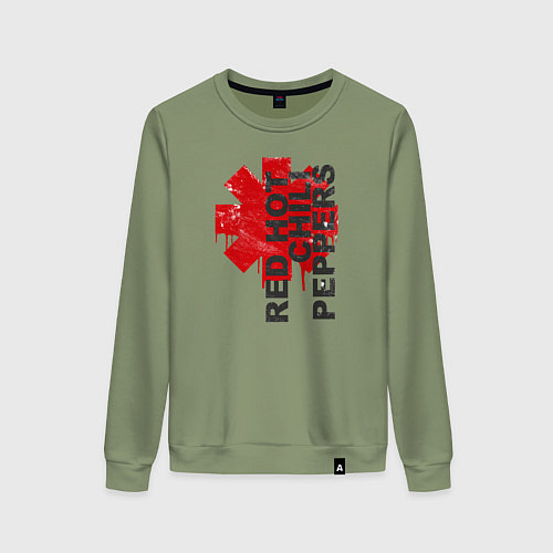 Женский свитшот Red Hot Chili Peppers / Авокадо – фото 1