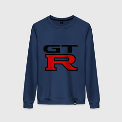 Свитшот хлопковый женский Gtr, цвет: тёмно-синий