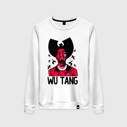 Свитшот хлопковый женский Wu-Tang Insects, цвет: белый