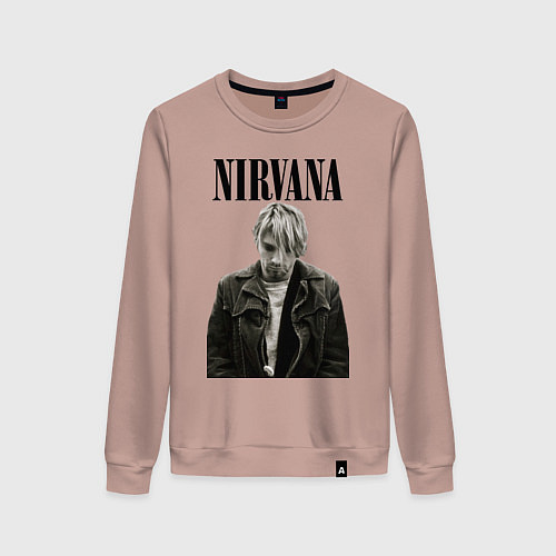 Женский свитшот Kurt Cobain: Young / Пыльно-розовый – фото 1