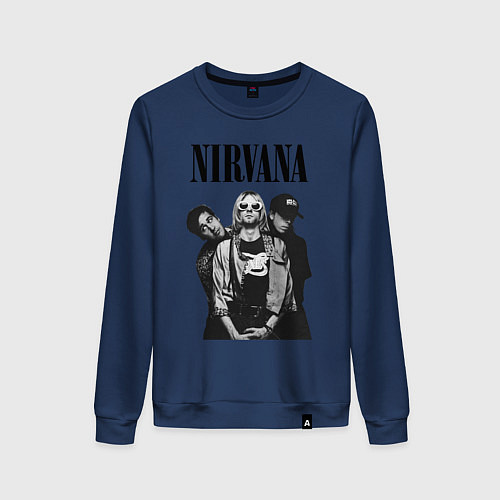 Женский свитшот Nirvana Group / Тёмно-синий – фото 1