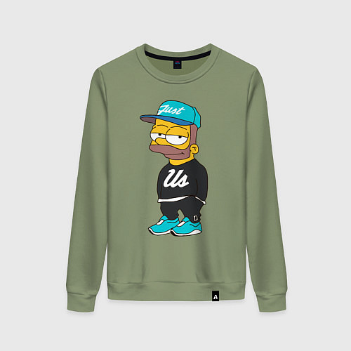 Женский свитшот Bart Just Us / Авокадо – фото 1