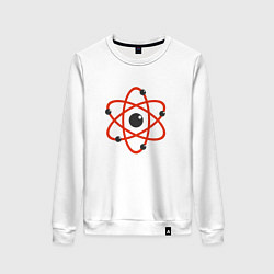 Свитшот хлопковый женский Atomic Heart: Nuclear, цвет: белый