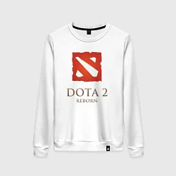 Свитшот хлопковый женский Dota 2: Reborn, цвет: белый