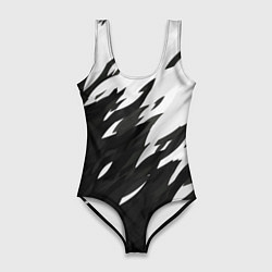Женский купальник-боди Black & white