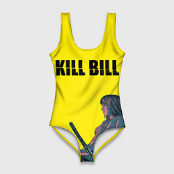 Купальник-боди 3D женский Kill Bill, цвет: 3D-принт