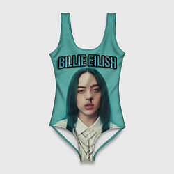 Купальник-боди 3D женский BILLIE EILISH, цвет: 3D-принт