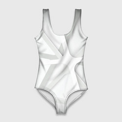 Женский купальник-боди Паутина Белая 3D 2022